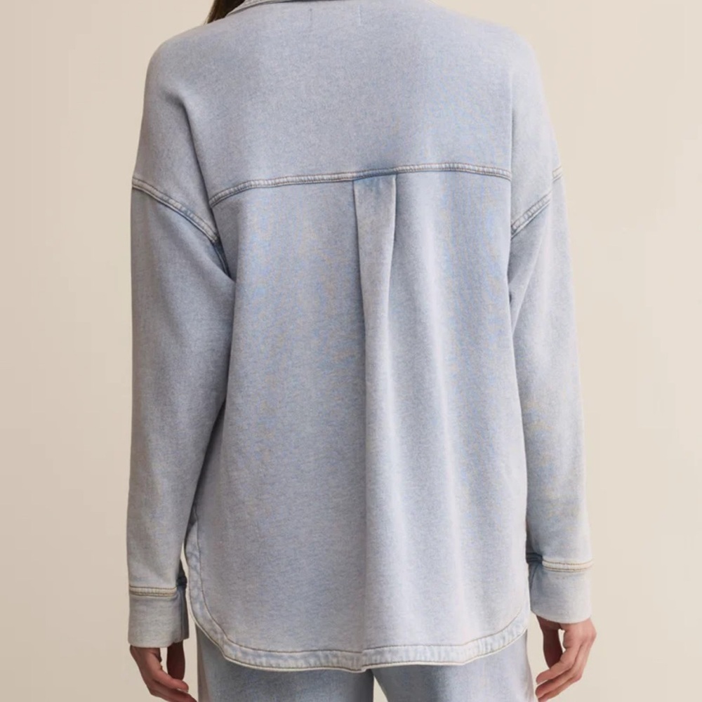 Z Supply All Day Knit Denim Jacket - Picture 5 of 5